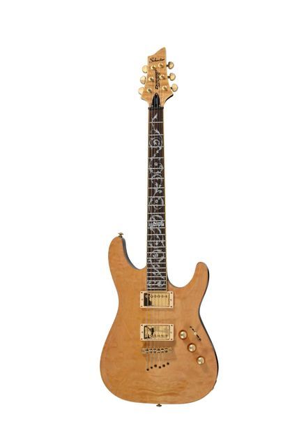 null Guitare SCHECTER Diamond series classic, 2 micros,, n°0216867, blonde avec ...