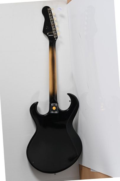 null Guitare IBANEZ Montclair (Japon) 4 micros, noire, modèle 3904, années 1960