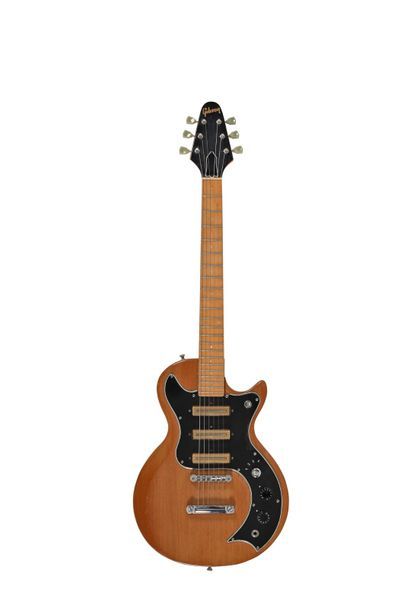  Guitare GIBSON , modèle S 1, année 1978, USA, 3 micros,naturelle pickguard cass...
