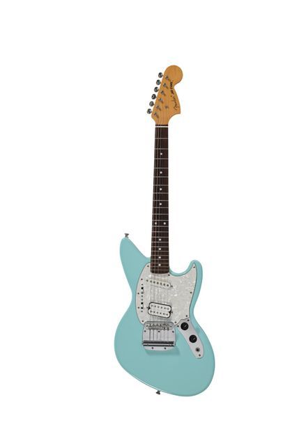 null Guitare FENDER JAG Stang, Japon, années 1996/97, 2 micros, n°V004728, bleue...