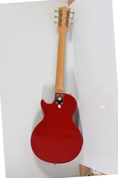 null Guitare GIBSON Challenger , année 1983, USA, manche vissé, 2 micros, rouge 
