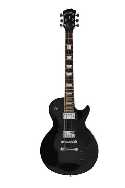 Guitare HOHNER L75, 2 micros, noire avec...