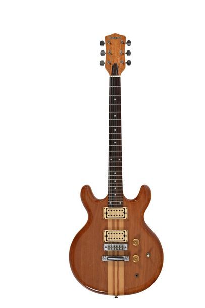 null Guitare THE ASAMA, Japon, année 1970, double cut, 2 micros, manche traversant,...