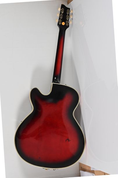 null Guitare FRAMUS, Allemagne, Jazz, demi-caisse, modèle Billy Lorento, années 1960,...