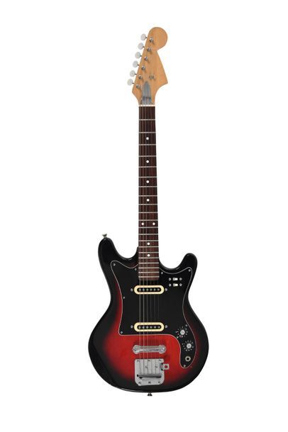 null Guitare Japon, années 1960/70, 2 micros, redburst