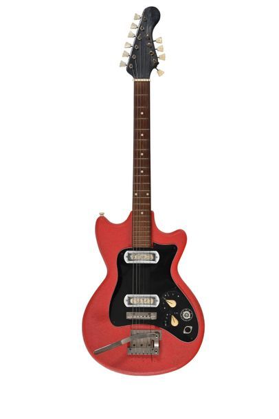 Guitare Allemande, années 1960, type Hollywood,...