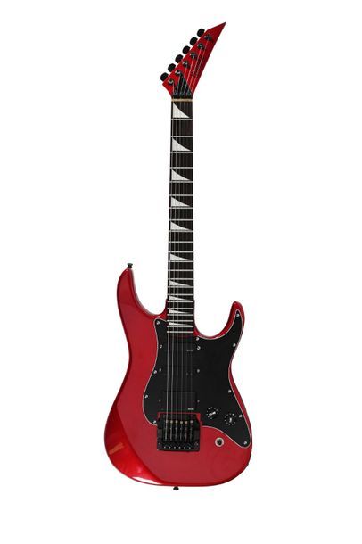  Guitare HOHNER, ST scorpion, chevalet Floyd rose, 2 micros, rouge avec valise 
