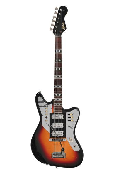  Guitare HOFNER, Allemagne, années 1960, 3 micros, sunburst