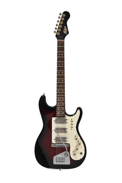 null Guitare HOFNER, modèle 173, Allemagne, années 1970, 3 micros, sunburst