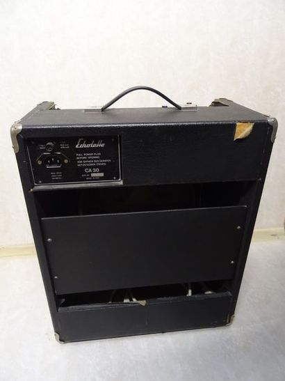 null Amplificateur ECHOLETTE CA30 à lampes, années 1970, Italie, taille 50/41/22,...