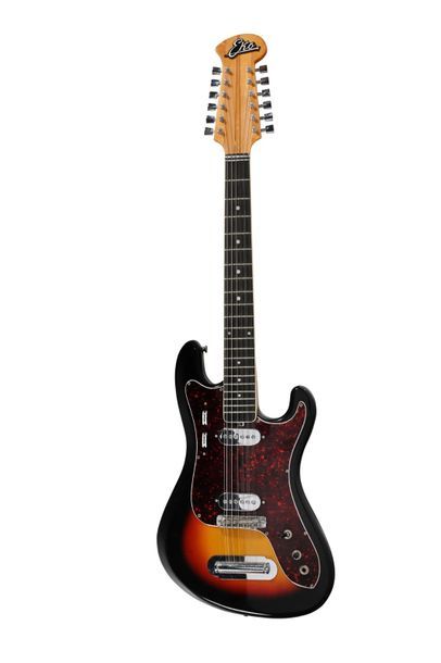 null Guitare EKO, Italie, Cobra XII, 12 cordes , 2 micros, n°339608, sunburst avec...