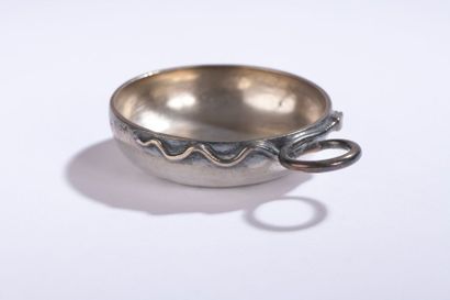 null WINE TASTE in plain silver, the snake handle, engraved "R. Saunier" Province,...