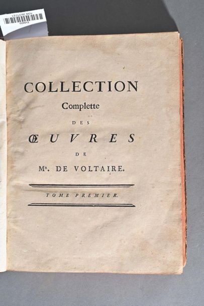null VOLTAIRE VOLTAIRE (François Marie Arouet). - Collection complète des Oeuvres...