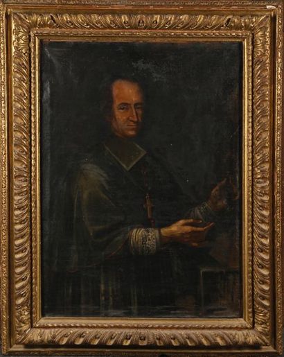 ÉCOLE FRANÇAISE de la fin du XVIIe siècle 
Portrait of Francois de Picquet (1626-1685),...