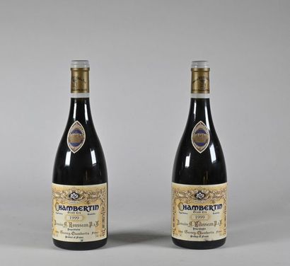 null 2 - B - CHAMBERTIN (Grand Cru) e.l.a. à e.a. - Armand Rousseau - 1999 