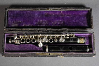 null Flûte traversière piccolo de GODFROY Aîné, seconde moitié du XIXe siècle, système...