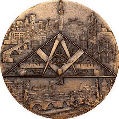 null Masonic Medal 1971
Bronze, triangle punch, 60 mm.
To be determined. Sup.