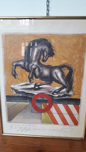 null Frantz PRKING Horse raiser on the red circle

Artist's proof signed lower right...