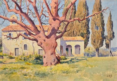 null Lina BILL (1855-1936) Hermitage of Saint Cassien (Cannes)

Watercolor signed...