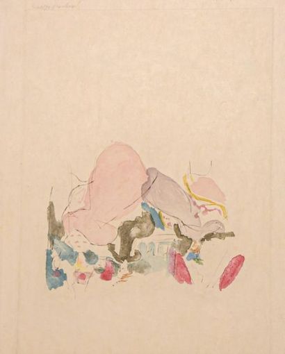 null Jacques VILLON (1875-1963)
Sans titre
Eau forte et aquatinte sur papier Japon,...