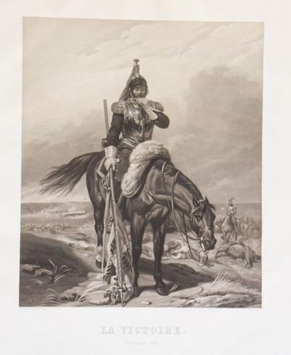 null [Napoléon Empire - Italie] D'après Paul DELAROCHE (1797 1856) & Eugène LAMI...