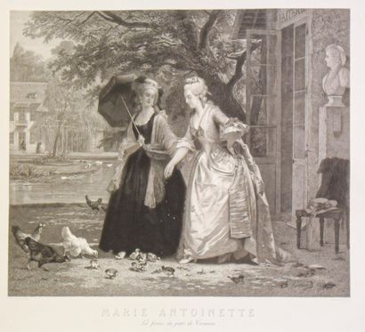 null [Ancien régime Marie Antoinette] D'après Joseph CARAUD (1821 1905)
Marie Antoinette...