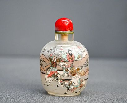null CHINA
Large glass snuffbox with war scenes decoration
H. 10,5 cm
Xxe
Removed...