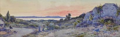 null Louis JULLIEN ROUSSET (1859-1921)

Landscape with pond

Watercolour signed lower...