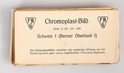 null Chromoplast-Bild F.PhG (publisher), c.1900
9 series of 6 stereoscopic colour...