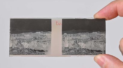 null Set of 338 stereoscopic negatives on glass, c. 1910 Landscapes, mountains, homes,...