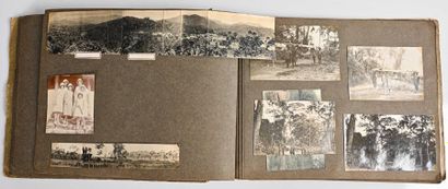 null GUINÉE FRANÇAISE, 1930 Album in-folio oblong contenant 150 tirages argentiques...