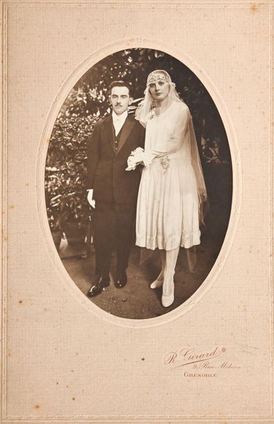 null Lot d’environ 70 photos de mariages. XXe Tirages argentiques dont grands formats...