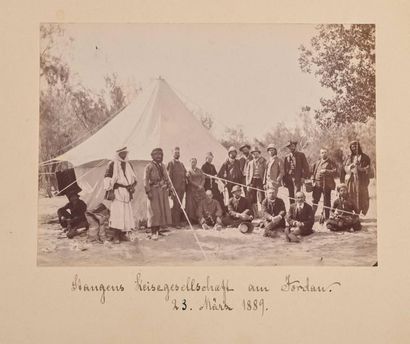 null JOURDAIN Campement de visiteurs étrangers près du Jourdain, 23 mars 1889

Tirage...