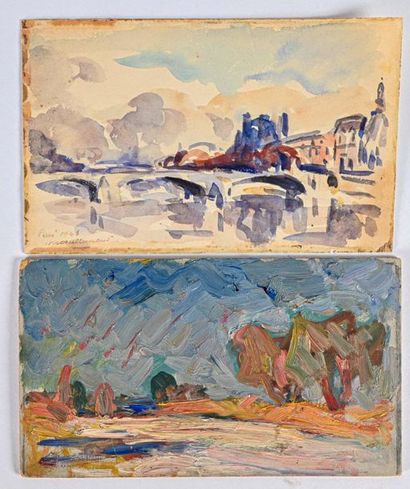 Marcel ARNAUD (1877-1956) Louvre view

Watercolor signed lower left and dated Paris...