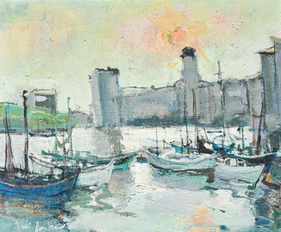 José ASTRIÉ (1927) The Port

Oil on canvas signed lower left

H. 40 cm - W. 50 c...
