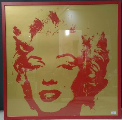 Andy WARHOL (d'aprés) Golden Marilyn 11.40
Silkscreen on museum paper, numbered 161/2000
Sunday...