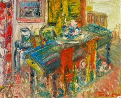null Marcel SAINT-JEAN (1914-1994)
La table
Huile sur toile, signée en bas à droite
H....