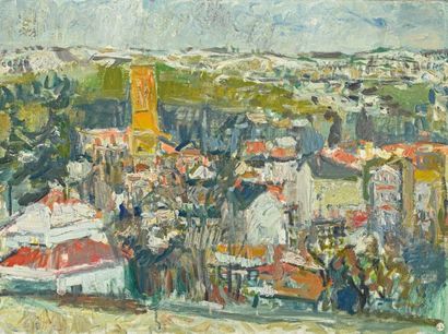 null Marcel SAINT-JEAN (1914-1994)
Village du Lyonnais
Huile sur toile
H. 54 cm -...