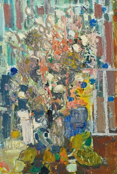 null Marcel SAINT-JEAN (1914-1994)
Le grand bouquet, 1969
Huile sur toile, signée...