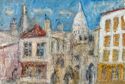 null Marcel SAINT-JEAN (1914-1994)
Paysage urbain
Huile sur toile
H. 38 cm - L. 55...