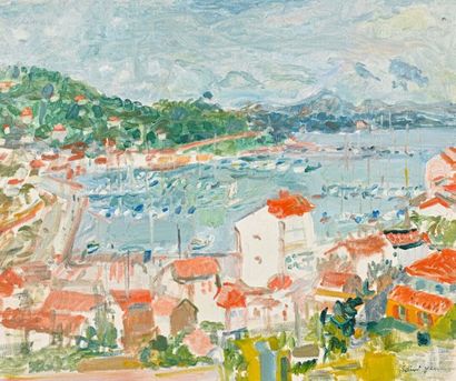 null Marcel SAINT-JEAN (1914-1994)
Le Port (Var)
Huile sur toile, signée en bas à...