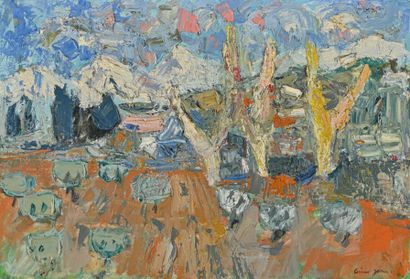 null Marcel SAINT-JEAN (1914-1994)
Oliviers en Provence
Huile sur toile, signée en...