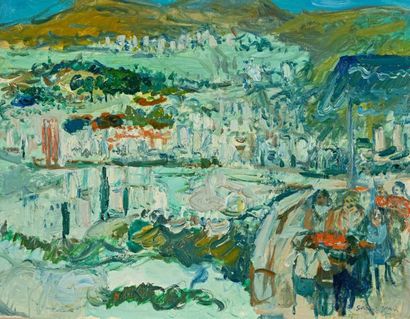 null Marcel SAINT-JEAN (1914-1994)
Athènes vue du Lycabette, 1977
Huile sur toile,...