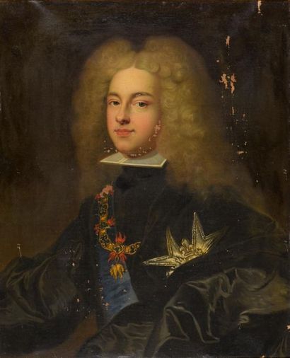 null Ecole FRANCAISE du XVIIIe siècle, entourage de Hyacinthe RIGAUD
Portrait de...