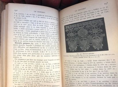 null Réunion de journaux de mode, 1847 à 1851, 

volumes reliés tirés de différents...
