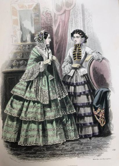 null Les Modes Parisiennes illustrées, journal de la bonne compagnie, 1848-1858,...
