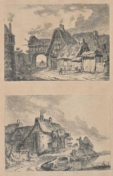 null Franz Edmund WEIROTTER (1733-1771) 
Paysages
Eaux-fortes. Suite de six épreuves...