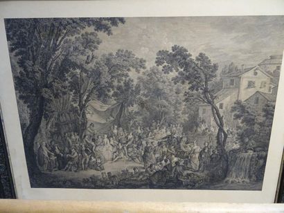 null D'après Charles LE BRUN (1619-1690)
La Vertu surmonte tout obstacle : Le Passage...