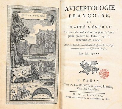 null [BULLIARD (Peter)]. Aviceptologie françoise, or general treatise on all the...