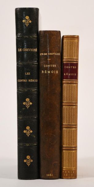 null CHEVIGNE (Cte de). The tales of the Reims. Meeting of 3 different editions....